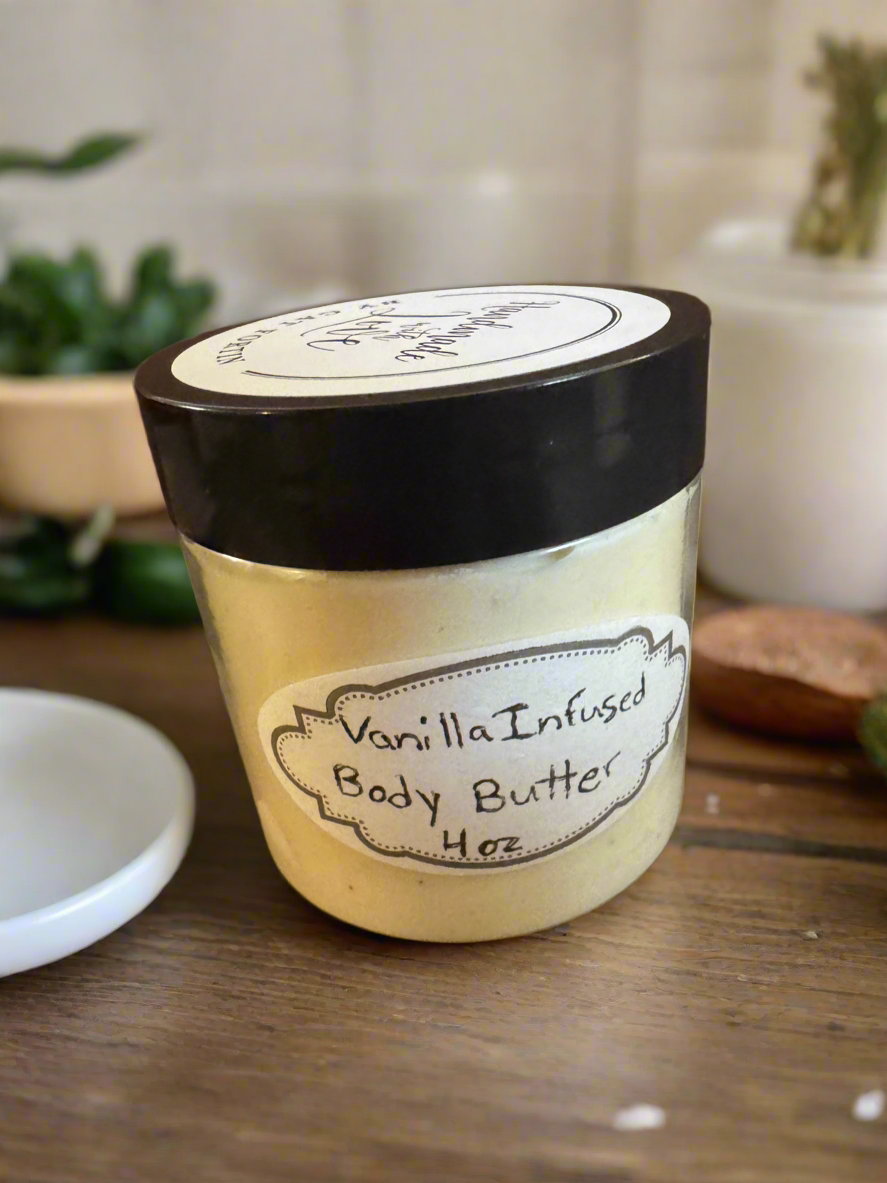 Vanilla infused body butter