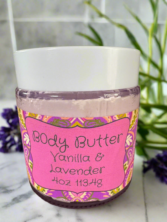 Body butter Vanilla an Lavender